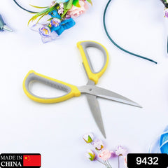 9432 Multipurpose Scissor Large Scissors Comfort Grip Handles and Stainless Steel Blades for Precision Cutting of Paper, Photos, Crafts, and More (1 Pc)