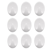 1544 Self Adhesive Plastic Wall Hook Set for Home Kitchen and Other Places (Pack of 9) DeoDap