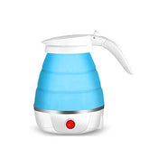 2137 Silicone Foldable Collapsible Electric Water Kettle Camping Boiler DeoDap