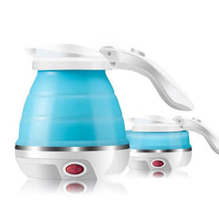 2137 Silicone Foldable Collapsible Electric Water Kettle Camping Boiler DeoDap