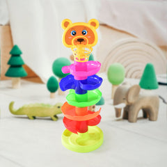 5 Layer Ball Drop and Roll Swirling Tower Educational Toy (1 Pc)