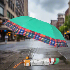 3-Fold Sun Protective Solid Foldable Umbrella (1 Pc)