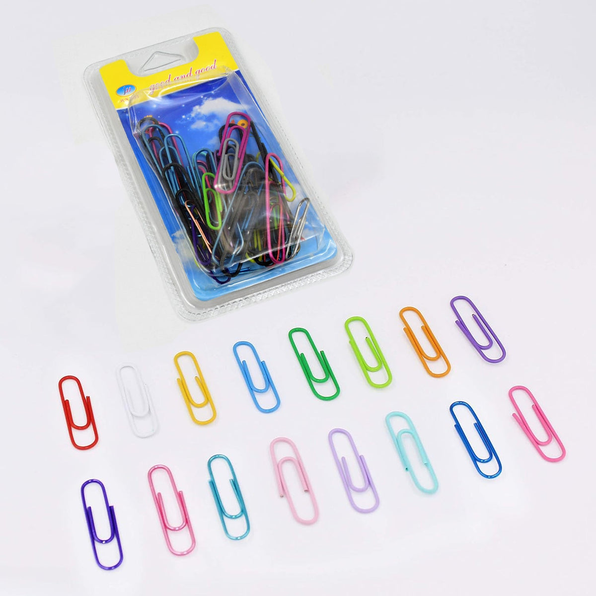 Multipurpose Assorted Color Paper Clips (Approx 40 Pcs / Mix Size)