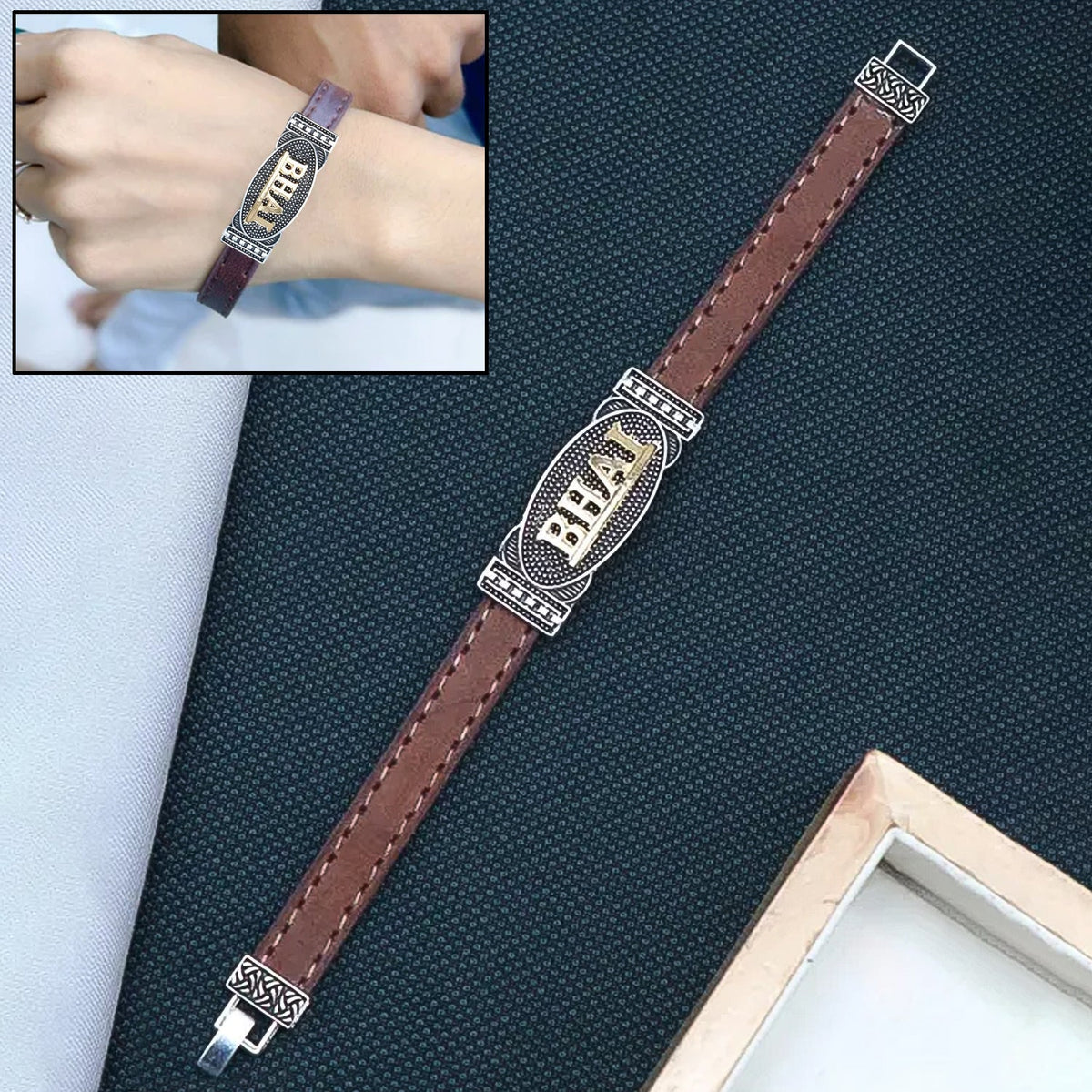 Bhai Design Printed Rakhi 