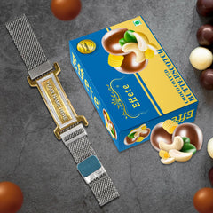 Sweet and Stylish Customized Bracelet & Delicious Chocolate Combo Gift Set"