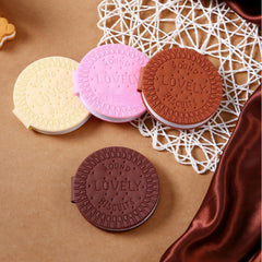4165 ROUND BISCUITS DIARY NOTEBOOKS ORIGINAL BISCUITS SMELL WRITING PRACTICE BOOK EARLY LEARNING COPYBOOK PREMIUM BISCUITS BOOK ( 1PC BOOK / Black)