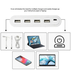 12865 4in1 hub is USB For Pen drive, Mouse, Keyboards, Camera, Mobile, Tablet, PC, Laptop, TV, Study table, CHARGING Extension HUB Portable (1 pc)