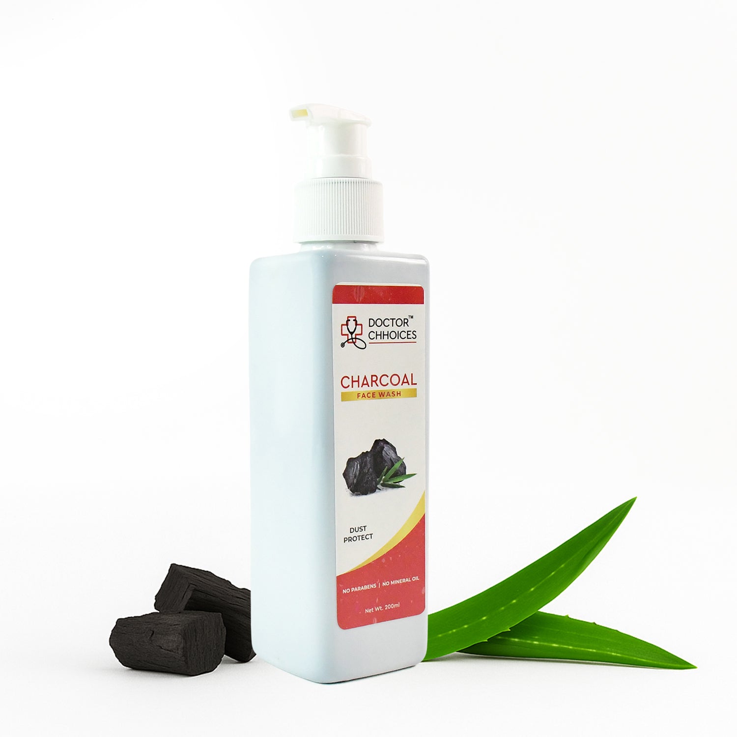 Doctor Chhoices Charcoal Face Wash – 200ml (1 Pc)