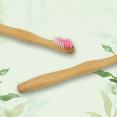 Bamboo Wooden Toothbrush Soft Toothbrush Wooden Child Bamboo Biodegradable Toothbrush, Manual Toothbrush for Adult, Kids (15 pcs set / With Round Box)