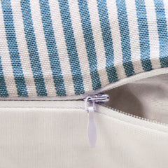 Pillow Covers, leather & cotton Cushion Covers (16 × 16 Inch / 1 Pair / 2 Pc)