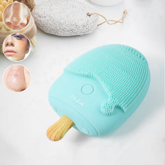 Popsicle Design Sonic Face Cleansing Brush (1 Pc)