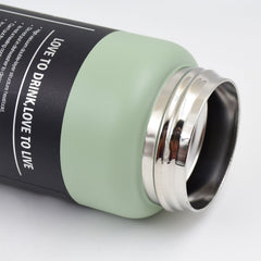 Thermos steel Bottle, 450 ML, Push Button | Fashion cup Temperature Display Bottle