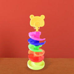 5 Layer Ball Drop and Roll Swirling Tower Educational Toy (1 Pc)