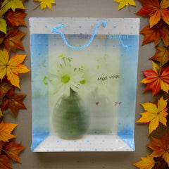 Plastic Transparent Bag With Handle (1 Pc / 34 x 26 Cm)
