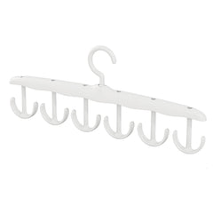 13948 Tank Top Hanger, 12-Hook Space Saving Hanger, Capacity Rotatable Wood Space Saving Hanger Closet Organizers and Storage for Dorm & Apartment for Tank Top