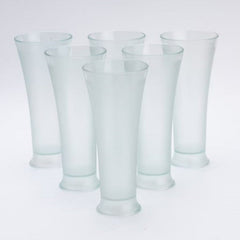 8219 High Quality Faluda, ice cream, Juicer and Water Glasses Set of 6 Transparent, Drinking Water Glasses Stylish Glasses for Faluda, Water, Juice, Glass Set of 6 Pcs (300 ML Approx)