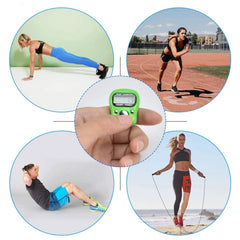 Plastic Portable Rotating Digital Finger Counter (1 Pc)