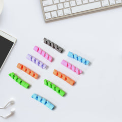 12722 Spiral Charger Cable Protector Data Cable Saver Charging Cords Protective for All Universal Earphone & Cable Cover (Pack of 10)