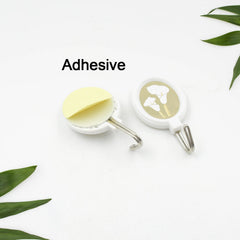 Multipurpose Wall Hooks: Strong & Self-Adhesive for Bathroom, Kitchen, Office