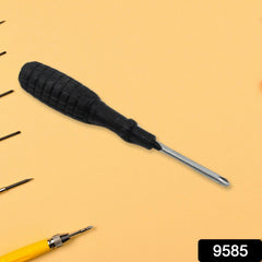 Screwdriver Multi-Purpose, Hand Repair Tool with Alloy Steel Plastic Handle Portable Industrial Woodworking (1 Pc)