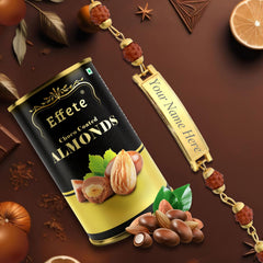 Elegant Duo Personalized Bracelet & Gourmet Chocolate Gift Combo