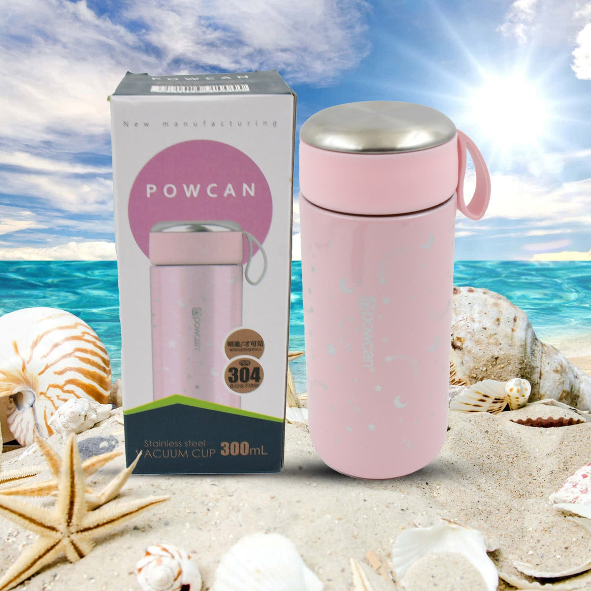 Stainless Steel Double Walled Vacuum Cup / Bottle (300 ML)