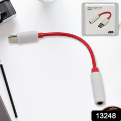 USB Type C to Headphone Jack Audio Connector (1 Pc)