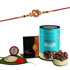 Rakhi For Brother Set Of 1 with Chocolate Magic (K1_552_CM), 100 Grams