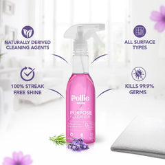 12641 All Purpose Cleaner | Kills 99.9% germs | Cleans Tough Stains, Grease and Rust on Gas Stove, Chimney, Kitchen Sinks, Walls, Rusty Surfaces (400 ml)