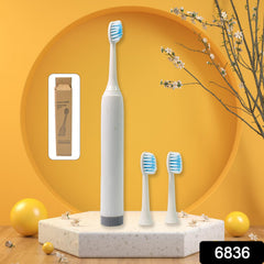 Electric Toothbrush For Adults with 3 Toothbrush Head (1 Pc / Battery Included)