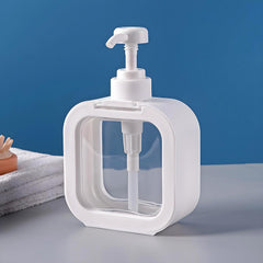 Snap sink Dispenser Plastic Clear Empty Pump Lotion Bottles (1 Set)