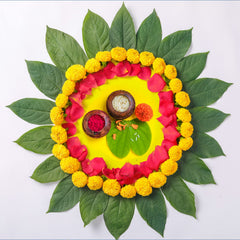 Rakhi For Brother Set Of 1 with Silver Color Pooja Coin (K1_553_CM)