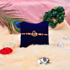Rakhi with Chocolate Combo with Chocolates (Silver and Gold Plated Color, Set of 2 , Q2_i3 k1_ea96)