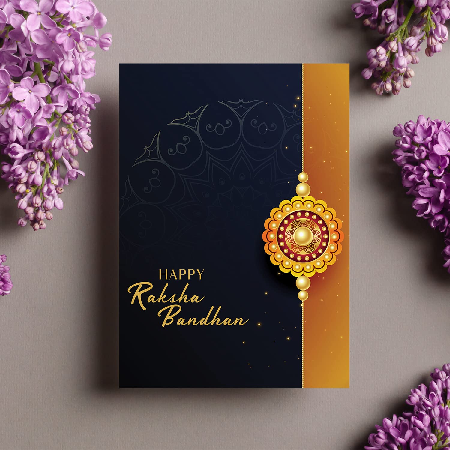 Unisex Adult Rakhi (K5_Nc103) With Pooja Coin & Rakhi Card, Bhai Bhaiya Brother Bhabhi Rakhi Set, Kundan Rakhi, Lumba Rakhi Set, Chandi Ki Rakhi, Rakhi Lumba Set, Rakhi Cards, Silver Rakhi