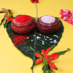Rakhi for Brother Set of 1 with Dish, Silver Coin & Greeting Card, Rakhi for Brother and Bhabhi, Rakhi with Gift for Brother, Rakhi for Kids, Rakhi Set, Rakhi Combo (K1_412_AA3)
