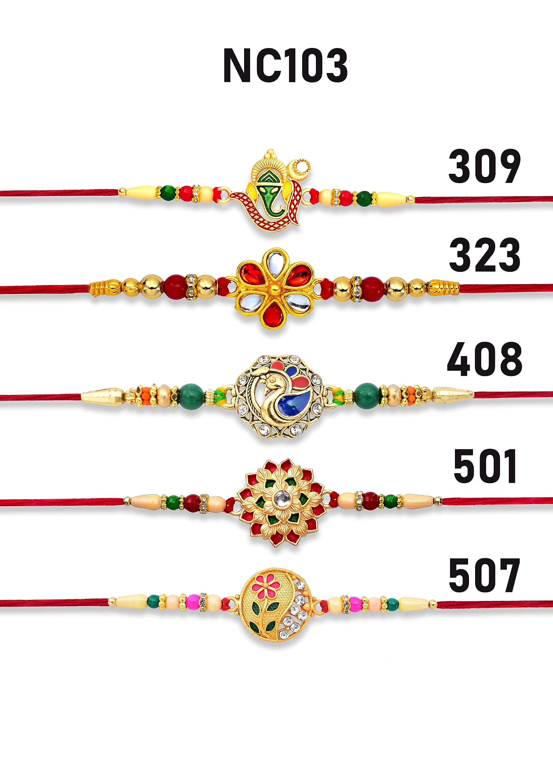 Unisex Adult Rakhi (K5_Nc103) With Pooja Coin & Rakhi Card, Bhai Bhaiya Brother Bhabhi Rakhi Set, Kundan Rakhi, Lumba Rakhi Set, Chandi Ki Rakhi, Rakhi Lumba Set, Rakhi Cards, Silver Rakhi