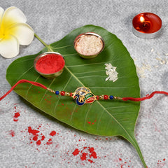 Rakhi For Brother Set Of 2 with Assorted Chocolate Dryfruits 96gm, Rakhi For Brother And Bhabhi, Rakhi With Chocolate, Rakhi For Kids, Rakhi With Sweets (K2_555+556_AS)