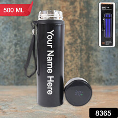 Double Wall Stainless Steel Water Bottle screen smart temperature display (500ml)