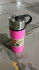 Stainless Steel Water Bottle With Handle (530 ML / 1 Pc / Mix Color)