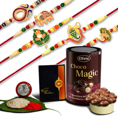 designer rakhi set