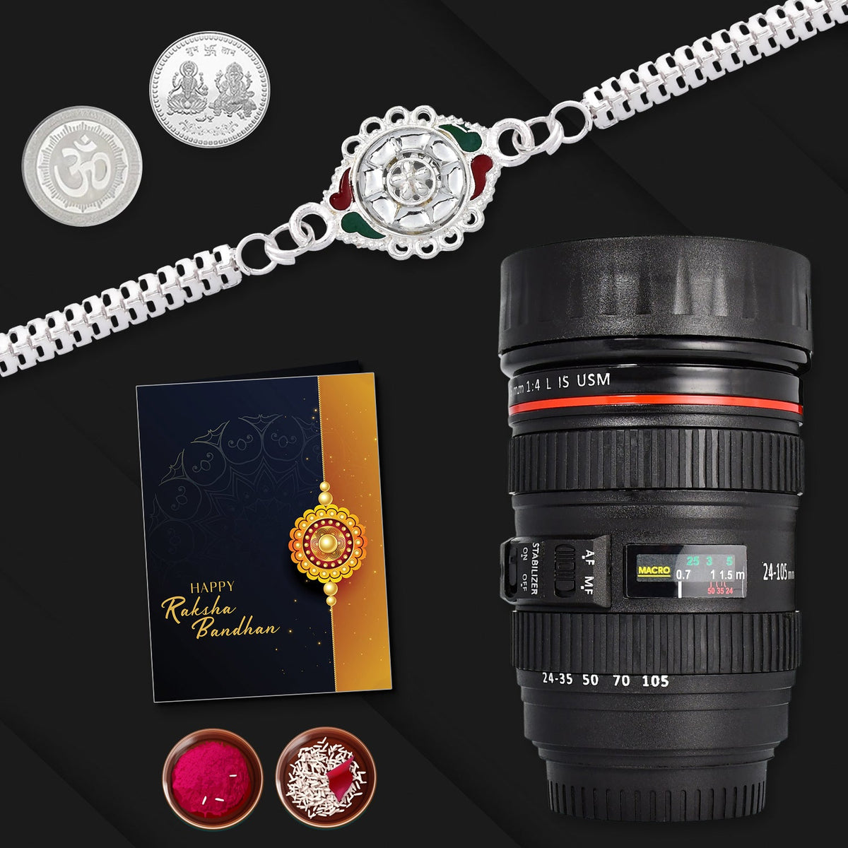  Silver Rakhi Hamper