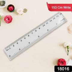 15Cm Ruler For Student Purposes While Studying And Learning In Schools And Homes Etc. (1Pc)