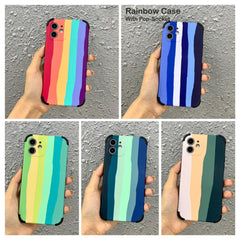 Rainbow With Holder Hard Case For Realme