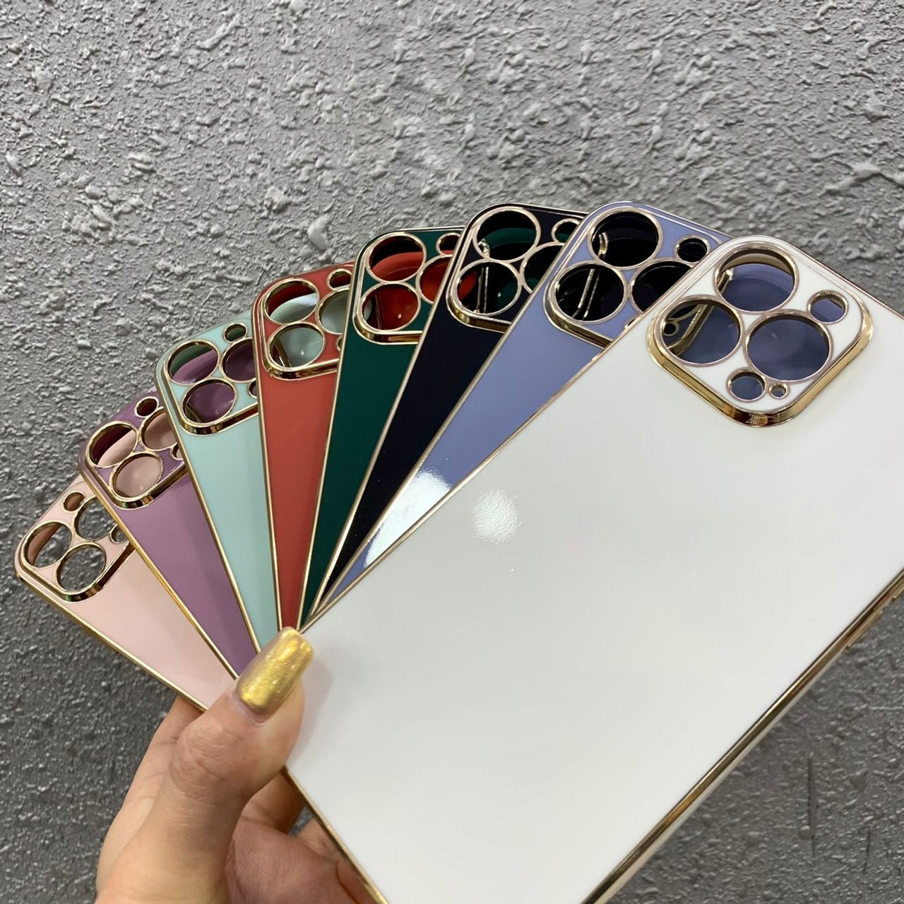 6D Chrome Hard Protection Case For MI