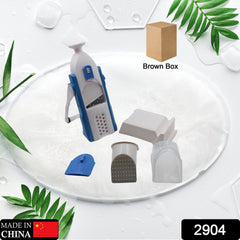 2904   Multi-Function Time Saving Vegetable Slicer Cutter + Julienne 5-in-1 Food Vegetable Potato Chopper, Garlic Grinder