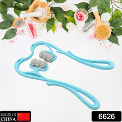 Massager for neck and shoulders with adjustable straps