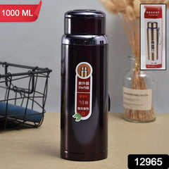 Double Walled Vacuum Flask Stainless Steel Water Bottle (1000 ML)