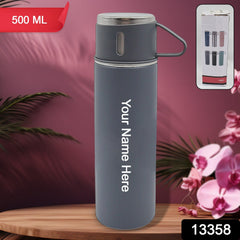 Customized / Personalized Stainless Steel Vacuum Insulated Water Bottle (500 ML)
