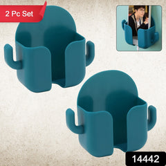 Wall-Mounted Storage Boxes, Mobile Phone Holder (2 Pcs Set)