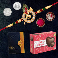 krishna rakhi combo set